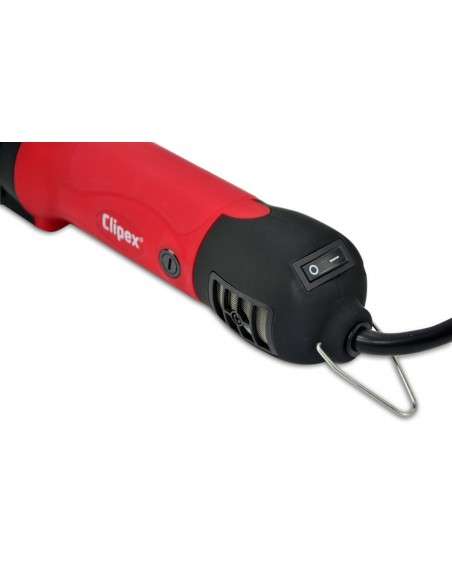 Clipex - Esquiladora Eléctrica Para Caballos 450W, 220V, Fácil De Usar, Sistema Anti-calentamiento, Cable Largo 5.5m, Ligero 1,3kg, Trasquiladora, Máquina De Pelar Caballos