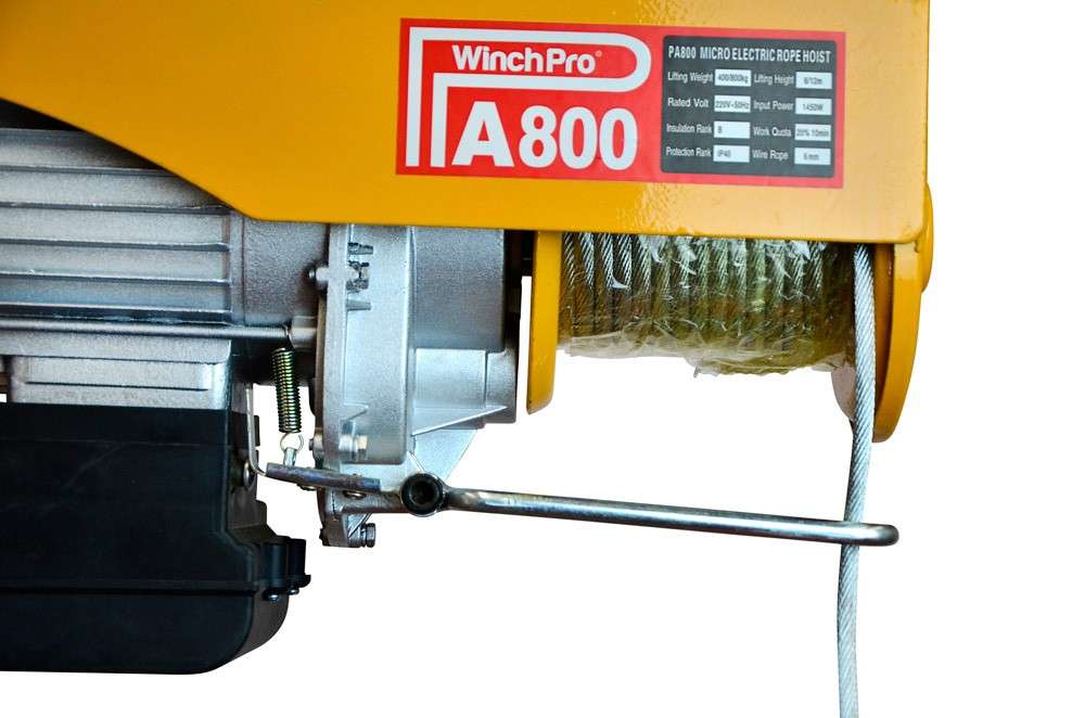 WinchPro - Polipasto Eléctrico 220v, Capacidad De 500/1000kg, Potencia Del  Motor 1800w, Max. Altura De Elevación