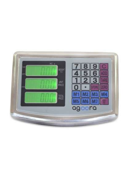 Báscula Industrial Inalámbrica De 300kg/50g, Pantalla Digital De Lcd De Doble Cara, Plataforma Grande De Acero Reforzada De 40x50cm, Báscula Pesada Para Paquetes Postales - Grandmaster