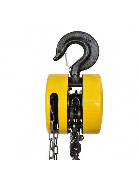 WinchPro - Polipasto Manual De Cadena 3000kg, 3 Metros De Altura De Elevación, Con Freno De Seguridad De Carga, Hecho Con Una Aleación De Acero Tratado Térmicamente
