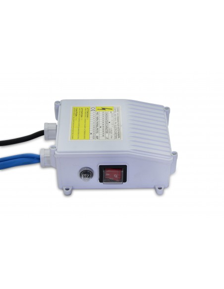 Grandmaster - Bomba De Agua Sumergible Para Pozo, 2200W, 5,7m3/h, Acero Inoxidable, Profundidad Máxima 40m, Cable Eléctrico 22m, 2850RPM, IP68, Bomba Eléctrica 1,5", 26 Impulsores De Plastico