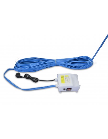 Grandmaster - Bomba De Agua Sumergible Para Pozo, 2200W, 5,7m3/h, Acero Inoxidable, Profundidad Máxima 40m, Cable Eléctrico 22m, 2850RPM, IP68, Bomba Eléctrica 1,5", 26 Impulsores De Plastico