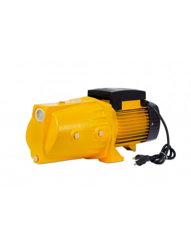 AgoraDirect - Bomba De Agua Para Jardín 1100W, 5.58m3/h, Hierro Fundido, Profundidad Máxima 50m, 1,2", Cable Eléctrico 85cm, 2850RPM, IPX4, Impulsores De Latón