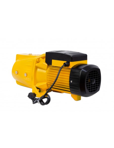 AgoraDirect - Bomba De Agua Para Jardín 1100W, 5.58m3/h, Hierro Fundido, Profundidad Máxima 50m, 1,2", Cable Eléctrico 85cm, 2850RPM, IPX4, Impulsores De Latón