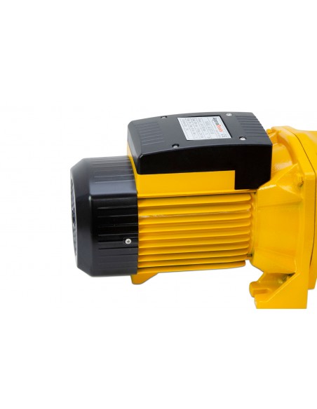 AgoraDirect - Bomba De Agua Para Jardín 1100W, 5.58m3/h, Hierro Fundido, Profundidad Máxima 50m, 1,2", Cable Eléctrico 85cm, 2850RPM, IPX4, Impulsores De Latón