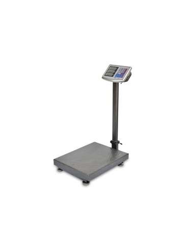 AgoraDirect - Báscula Industrial 300kg/50g, Pantalla LCD Digital, Plegable, Balanza De Plataforma Reforzada 40x50cm, Acero Tratada Térmicamente, Báscula De Paquetes Postales Para Pesaje