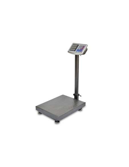 AgoraDirect - Báscula Industrial 300kg/50g, Pantalla LCD Digital, Plegable, Balanza De Plataforma Reforzada 40x50cm, Acero Tratada Térmicamente, Báscula De Paquetes Postales Para Pesaje