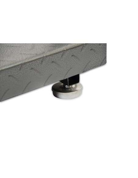 AgoraDirect - Báscula Industrial 300kg/50g, Pantalla LCD Digital, Plegable, Balanza De Plataforma Reforzada 40x50cm, Acero Tratada Térmicamente, Báscula De Paquetes Postales Para Pesaje