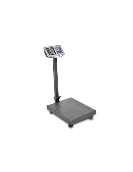 AgoraDirect - Báscula Industrial 300kg/50g, Pantalla LCD Digital, Plegable, Balanza De Plataforma Reforzada 40x50cm, Acero Tratada Térmicamente, Báscula De Paquetes Postales Para Pesaje
