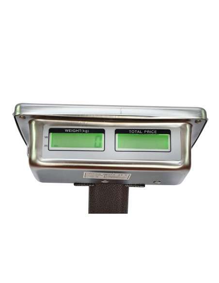 AgoraDirect - Báscula Industrial 300kg/50g, Pantalla LCD Digital, Plegable, Balanza De Plataforma Reforzada 40x50cm, Acero Tratada Térmicamente, Báscula De Paquetes Postales Para Pesaje