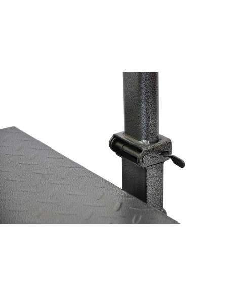 Grandmaster - Báscula Industrial 500kg/100g, Pantalla LCD Digital De Doble Cara, Plegable, Balanza De Plataforma Reforzada De Acero 45x60cm, Báscula De Paquetes Postales De Alta Resistencia Para Pesaj