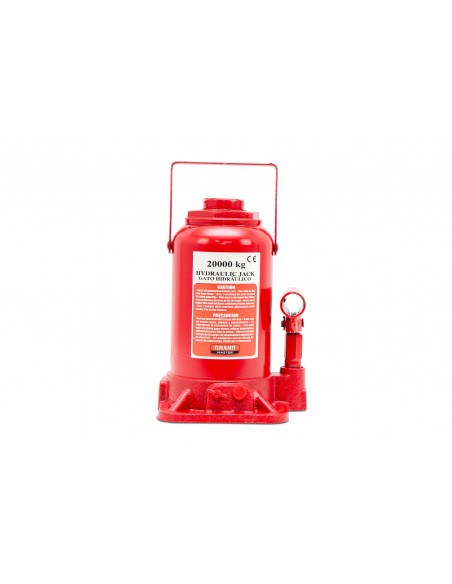 Grandmaster - Gato Hidráulico Para Coche 20t (20000kg), Altura De Elevación Mín./Máx. 235mm-405mm, Gato De Coche Con Válvula De Seguridad, Gato Hidráulico De Botella