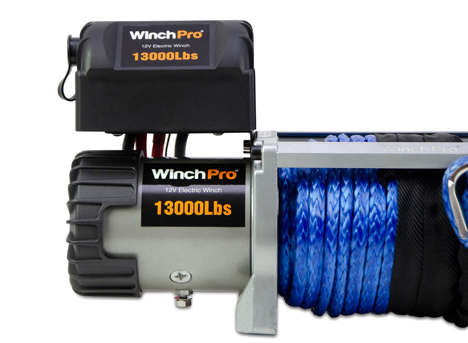 WinchPro - Cabrestante Eléctrico 12V 5900kg/13000lbs, 26m De Cuerda De  Dyneema Sintética, 2 Mandos A Distancia Incluidos (1 Inalámbrico, 1 Cable),  Para Offroad, 4x4, Remolques