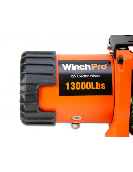 WinchPro - Cabrestante Eléctrico 12V 5900kg/13000lbs, 26m De Cuerda De  Dyneema Sintética, 2 Mandos A Distancia Incluidos (1 Inalámbrico, 1 Cable),  Para Offroad, 4x4, Remolques