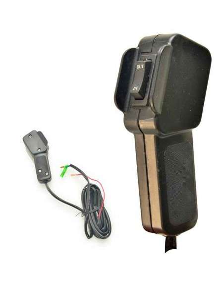 WinchPro - Cabrestante Eléctrico 12V 2000kg/4500lbs, 15m De Cuerda De Acero, 2 Mandos A Distancia (1 Inalámbrico, 1 Cable), Placa De Montaje, Ideal Para Atv, Buggies, Remolques Quads Y Barcos